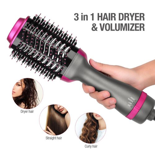 3 In 1 One Step Hot Air Brush (dryer + Styler)